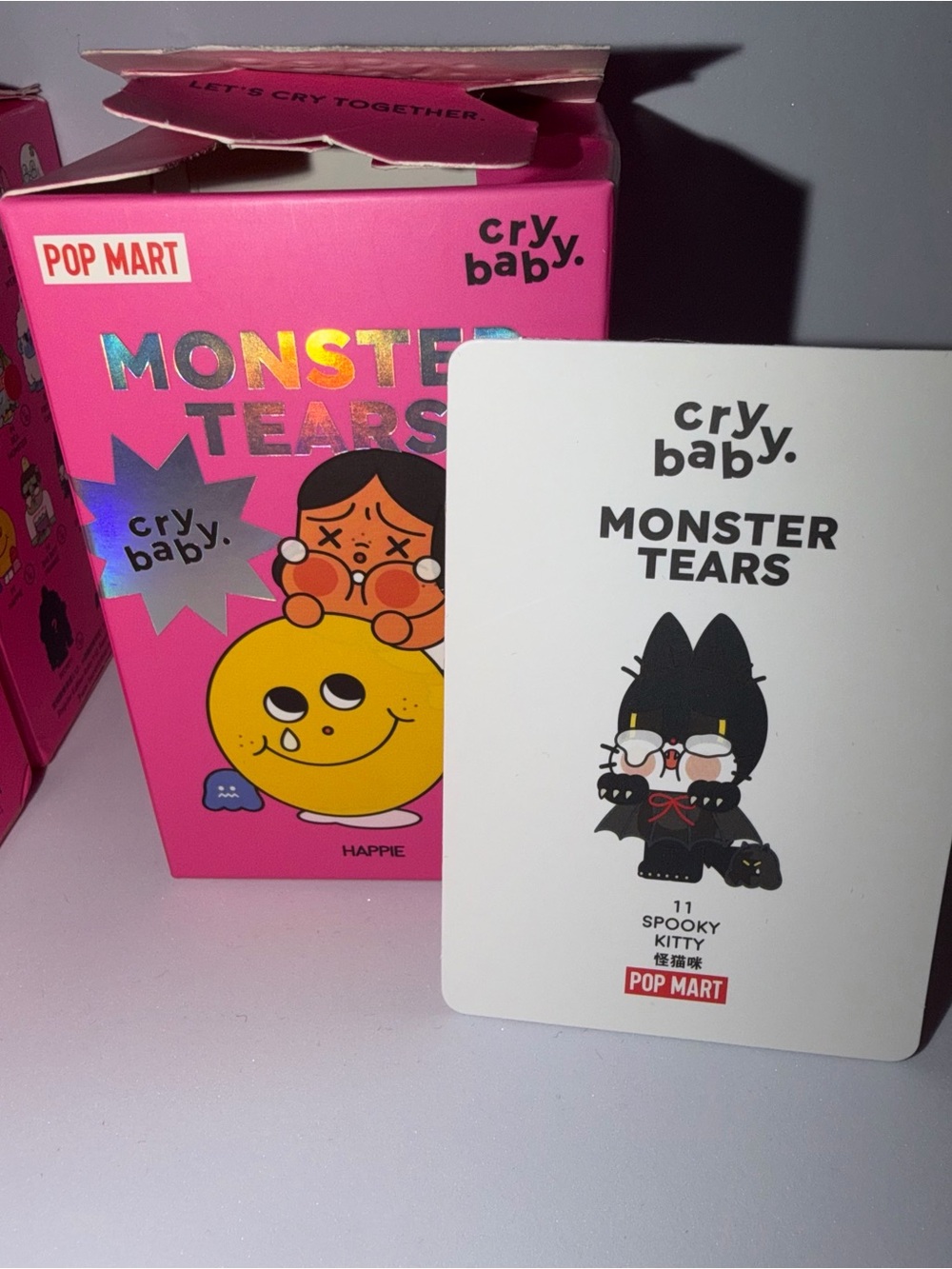 Pop Mart Crybaby Monster Tears Spooky Kitty figure